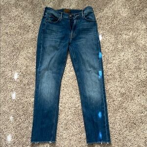 Mother Dazzle Ankle Blue Jeans